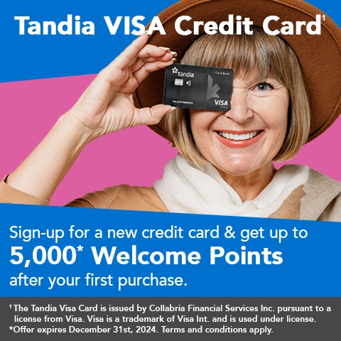 Tandia VISA Card Offer